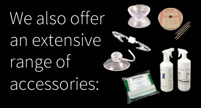We also offer an extensive range of accessories